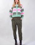 VELVET ROCKER PANTS