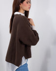 CARDIGAN SBIECO BOTTONI