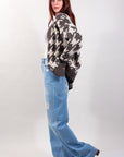 BOUCLE' HOOOster CARDIGAN