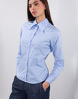 CAMICIA POPELINE BECCHE