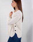 MAGLIA BOTTONI FIANCHI
