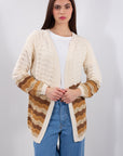 CARDIGAN ONDE COLORATE