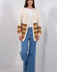 CARDIGAN ONDE COLORATE