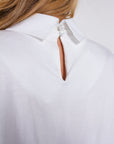 MAGLIA STRASS COLLO RIMOVIBILE