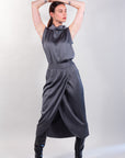 SATIN WALLET SKIRT
