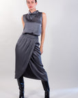 SATIN WALLET SKIRT
