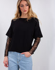 T-SHIRT + MANICA PIZZO