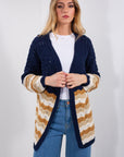 CARDIGAN ONDE COLORATE