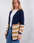 CARDIGAN ONDE COLORATE