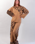 SPOTTED PALAZZO PANTS