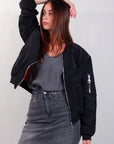 TWO-TONE BOMBER JACKET
