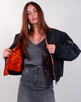 TWO-TONE BOMBER JACKET