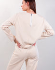 MILAN STITCH ZIP SWEATER