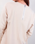 MILAN STITCH ZIP SWEATER