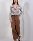 BLUSA QUADRI COTTON