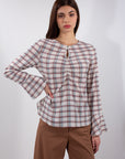 BLUSA QUADRI COTTON