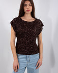 MAGLIA KIMONO PAILLETTES
