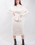 LONGUETTE PENCIL SKIRT