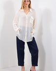 CAMICIA OVER SATIN***