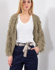 CARDIGAN FRANGE BOTTONI