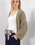 CARDIGAN FRANGE BOTTONI
