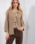 CARDIGAN SBIECO BOTTONI