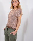 MAGLIA KIMONO PAILLETTES