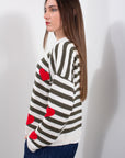MAGLIA RIGHE CUORI