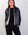 SHORT ECO-SHEEPSKIN VEST