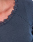 LACE RAGLAN SWEATER