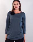 ECO EDGE SWEATER + BROOCH