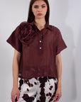 CAMICIA LYOCELL + FIORE