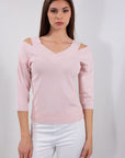 MAGLIA CUT OUT SPALLE