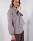 CAMICIA FIOCCO STRASS