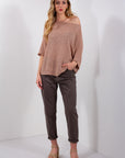 MAGLIA KIMONO 3/4 LUREX