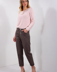 PANTALONE BOYFRIEND BOTTONI