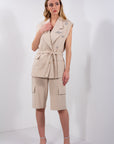 COMPLETO GILET/BERMUDA