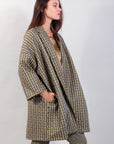OVERSIZED PRINTED COAT