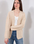 CARDIGAN PUNTO RISO**