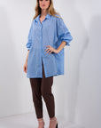 CAMICIA LUNGA VOILE COTONE