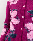 FUR STITCH FLOWER JACKET
