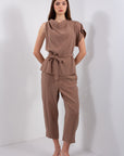COMPLETO MAGLIA OBLIQUA + PANTALONE