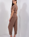 COMPLETO MAGLIA OBLIQUA + PANTALONE