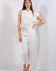 COMPLETO MAGLIA OBLIQUA + PANTALONE