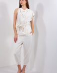 COMPLETO MAGLIA OBLIQUA + PANTALONE