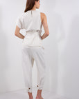 COMPLETO MAGLIA OBLIQUA + PANTALONE