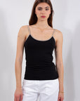 TOP SPALLINI LUREX