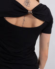 MAGLIA CUT OUT SCHIENA SPIRALE