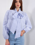 CAMICIA FIOCCO STRASS