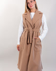 CAPPOTTO SMANICATO CINTURA